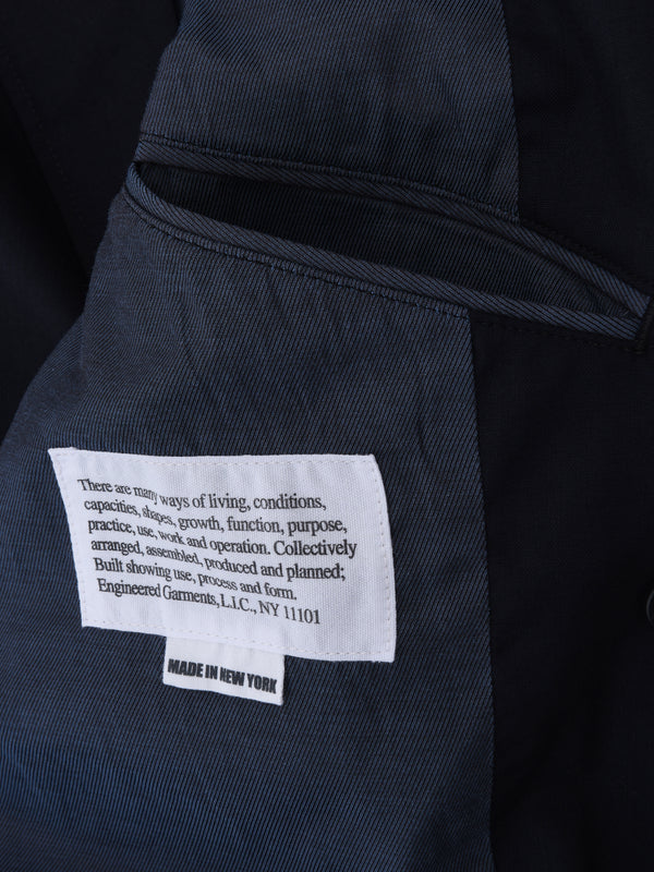 Newport Jacket_B - Dk.Navy Tropical WoolLC002